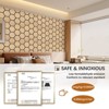 UNISOAR Wood Acoustic Wall Panels-Self-Adhesive 3D Wood Slat Wall Panel-Sound Absorbing Panels for Noise Reducing-Feature Wall Decor for Home & Office - 3 of 4