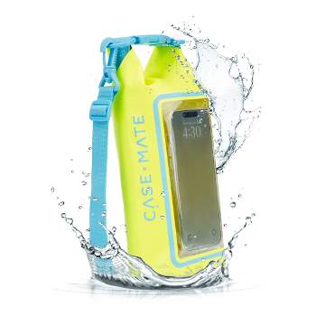Link Waterproof Ipx8 Case Phone Holder Pouch Up To 10.5 Underwater Dry Bag  - 2 Pack Black/blue : Target