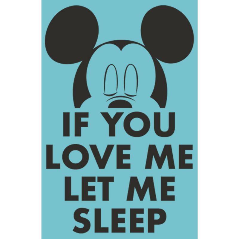 Girl's Mickey & Friends If You Love Me Let Me Sleep T-Shirt, 2 of 5