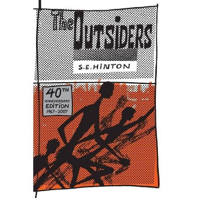 The Outsiders - 40th Edition by  S E Hinton (Hardcover)