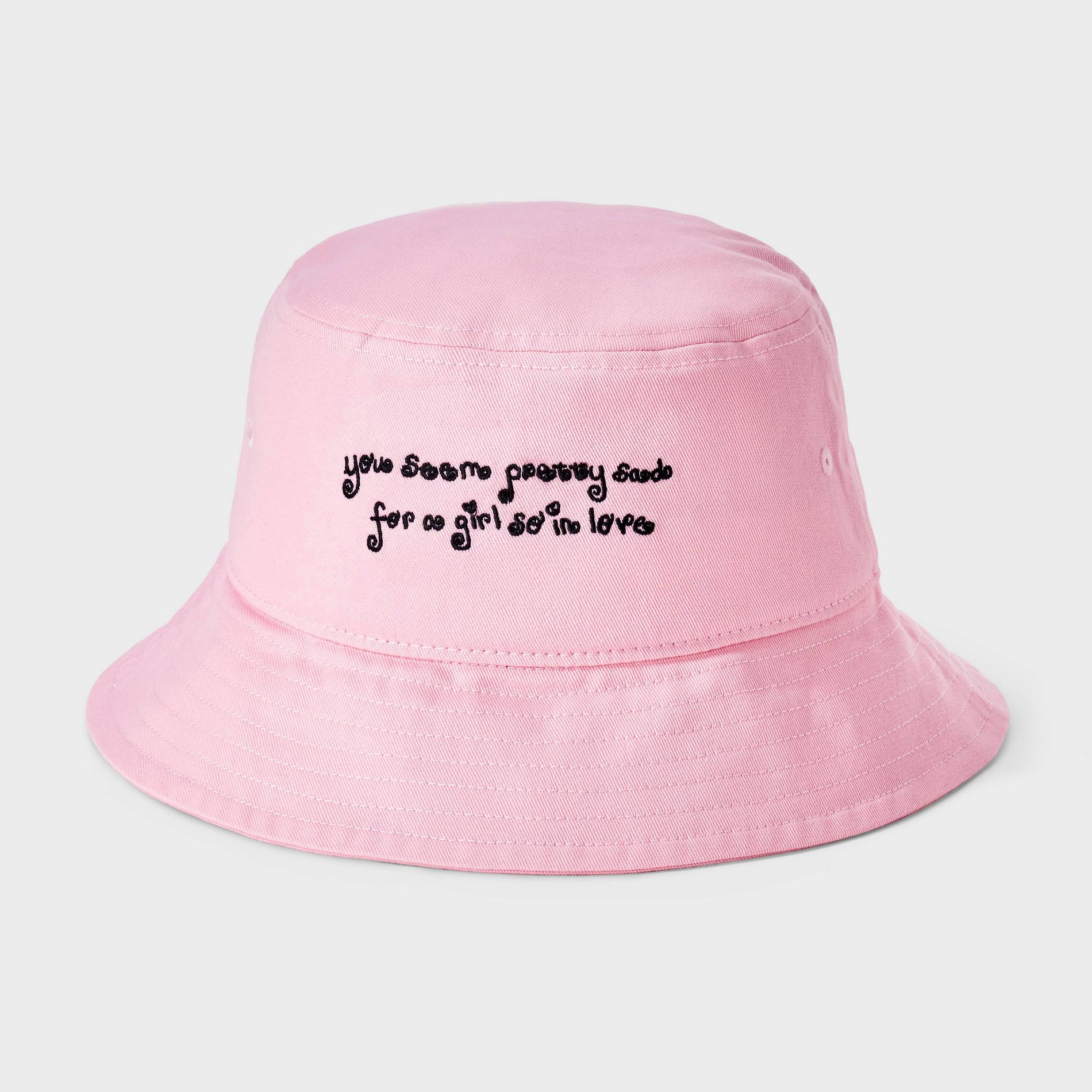 Women's Olivia Rodrigo Graphic Bucket Hat - Pink