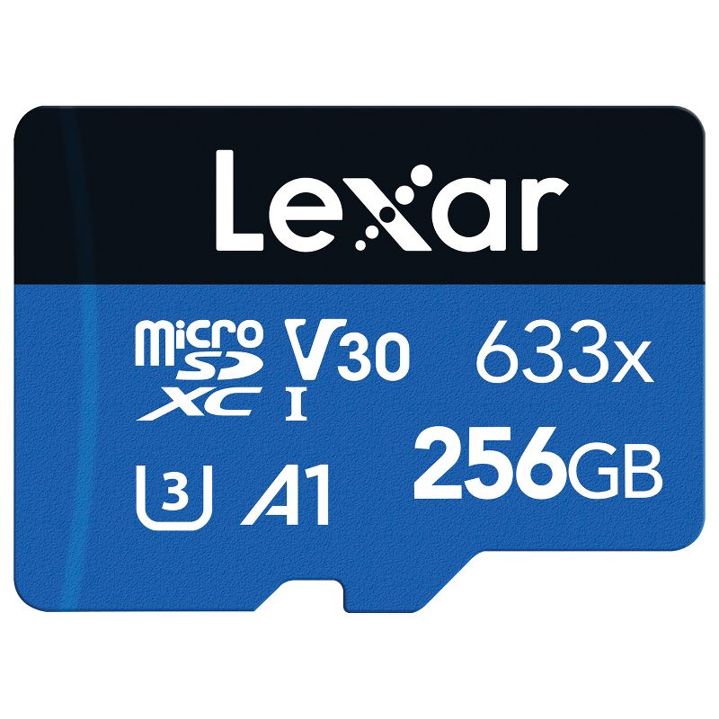 Lexar® High-Performance BLUE Series 633x microSDHC™/microSDXC™ UHS-I Card (256 GB), 2 of 7