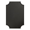 Kate and Laurel Hogan Framed Scallop Chalkboard, 23.5x36, Rustic Brown - 3 of 4