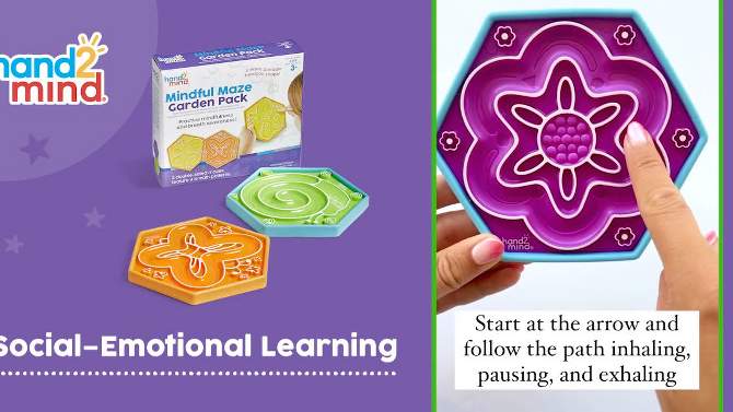 Hand2Mind Mindful Maze Garden Pack, 2 of 9, play video