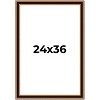 PosterPalooza | Weathered Gold Picture Frame - UV Acrylic, Foam Board Backing, Hanging Hardware - 2 of 4