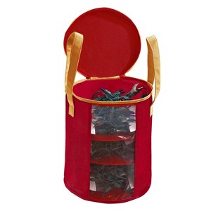 Holiday Light Organizer - Simplify: Zippered, Dust-Proof Storage Bag with Handles & Dividers - 1 of 4