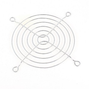 Unique Bargains Office Metal Cooling Fan Finger Guard Grill Computer CPU 100mm Silver Tone - 1 of 4