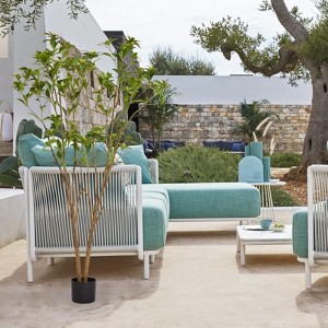 5.2FT Faux Citrus Tree, Artificial Indoor Plant, Lifelike Leaves & Flowers, UV Resistant-- Frevyn - 1 of 4