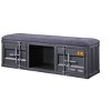 CAVINAS Storage Bench Modern Rectangle Stools with Metal Frame for Bedroom and Entryway - 2 of 4