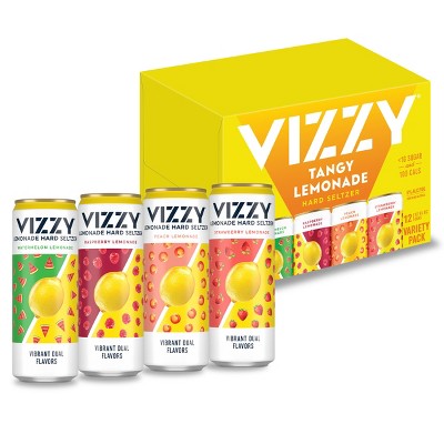 VIZZY Hard Seltzer Refreshingly Berry Variety Pack #2 - 12pk/12 fl oz Slim  Cans