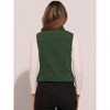 INSPIRE CHIC Women's Buttoned Washed Denim Vest with Faux Chest Flap Pockets - 4 of 4