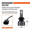 SYLVANIA H11 LED Ultra -  Fog Lights For Cars and Trucks - Headlight Bulbs for Off Road Powersports - 6000k Cool White LED Light - Maximum Lifespan - 4 of 4