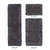 Shaggy Border Collection 3-Piece Bath Rug Set 100% Cotton Tufted Weave Ruffle Border Pattern Bathroom Rug for Machine Washable Bathmat - 2 of 4