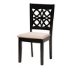 Baxton Studio Abigail Modern Fabric Wood Dining Set - 3 of 4