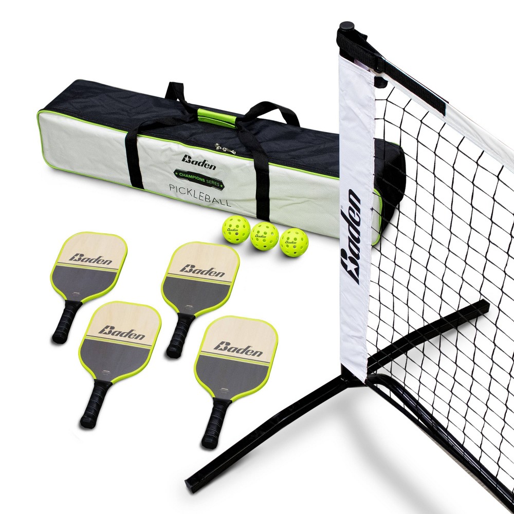 Baden Pickleball Court with Paddles
