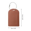 Unique Bargains Semicircle Luggage Tag 1 Pc - 2 of 4