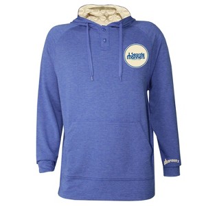 MLB Seattle Mariners Men's Hooded Raglan Henley Jersey - 1 of 1