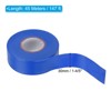 Unique Bargains PVC Non-Adhesive Flagging Tapes for Trail Outdoor 2 Pcs Blue 1-1/5" x 147 ft - 2 of 4