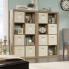 Stow Away 8 Cube Organizer Lintel Oak - Sauder: Modern Particle Board Bookcase with Storage Shelves - 2 of 4