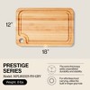 John Boos Block Prestige Edge Grain Maple Wood Reversible Cutting Board with Fluid Channel - 2 of 4