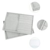 Unique Bargains Stackable Velvet Jewelry Organizer Trays with Removable Dividers for Drawer Set of 2 - 3 of 4