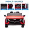 White 24V Licensed 2 Seater Ride On Car Remote Control LED Lights Music Shock Absorbers White For Kids 3 to 8 - 4 of 4