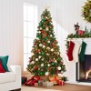 Best Choice Products Pre-Lit Pre-Decorated Holiday Spruce Christmas Tree w/ Tips, Lights, Metal Base - 2 of 4