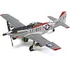 Level 2 Model Kit North American F-51D Mustang Fighter Aircraft with 3 Scheme Options 1/48 Plastic Model Kit by Airfix - 2 of 3