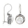 Ross-Simons 9.5-10mm Cultured Pearl Drop Earrings in Sterling Silver - 3 of 4