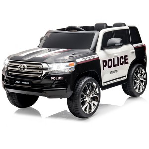 12V 2-Seater Kids Ride On Truck, Electric Car w/Remote, 3 Speeds, LED Lights, Music, Horn & Suspension, Toy Vehicle - 1 of 4