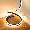 Brightech Allure Modern Dimmable Integrated LED Floor Lamp Matte Black : 38" Spiral, 3-Year Warranty, UL Listed - 4 of 4