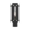 Livex Lighting Utrecht 1 - Light Post Light in  Black/Brushed Nickel - 4 of 4