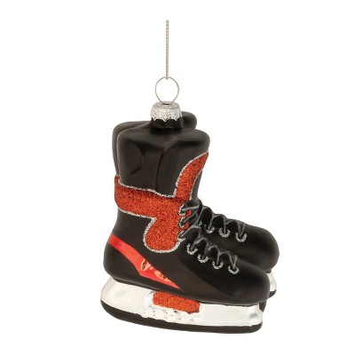 Glass Ice Skate Ornament (Ste of 12)