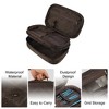 Unique Bargains Cosmetic Bag Travel Makeup Bag Cosmetic Brush Organizer Skin Care Storage Bag for Women 7.87"x4.72"x3.15" 1 Pc - 3 of 4
