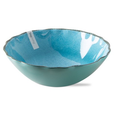 tagltd Verada Melamine Blue Serving Bowl