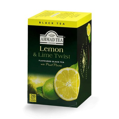 Ahmad Tea Lemon and Lime Twist Black Tea 20ct tea bags