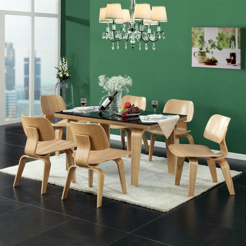 Fathom Dining Wood Side Chair Natural - Modway, 2 of 7