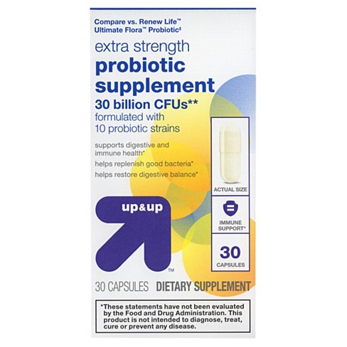 Daily Flora Probiotic Capsules - 30ct - up & up™ - image 1 of 3