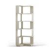 Gulches 6-Tier L-Shaped Corner Bookshelf - White Wooden Freestanding Bookcase with Anti-Drop Baffles & Anti-Tipping Device, Display Storage Rack - 3 of 4