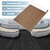 Unique Bargains EVA Faux Teak Decking Sheet Mat Non-Slip Self-Adhesive Deck Brown Black 27.5"x75" - 2 of 4