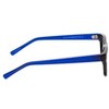 Soho 1017 in Black & Crystal Red Designer Eyeglasses :: Custom Left & Right Lens - 3 of 4