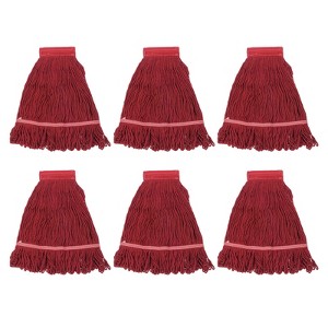 Unique Bargains Commercial Replacement Cotton String Mop Head 6 Pcs - 1 of 3