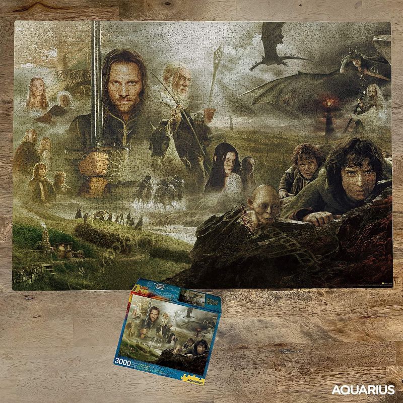 Aquarius Puzzles The Lord of the Rings Saga 3000 Piece Jigsaw Puzzle, 3 of 5
