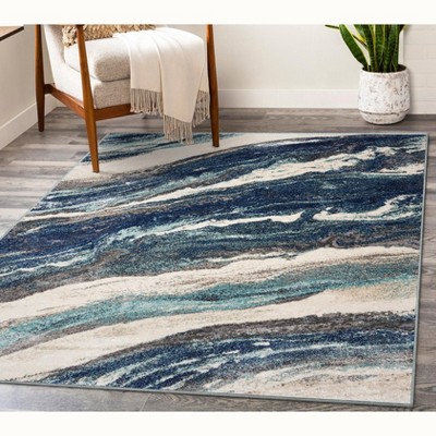 Savoy Gray/White Area Rug Zipcode Design Rug Size: Rectangle 5'2 x 7'2