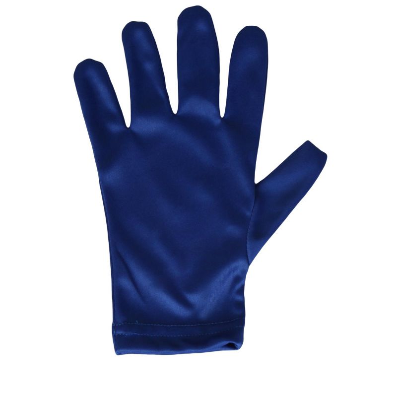 HalloweenCostumes.com   Kid's Blue Gloves, Blue, 1 of 2