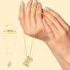 Personalized Balloon Letter Necklace 14K Gold Plated Alphabet Jewelry - 2 of 4