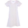 JEFFRICO Womens Nightgowns Short Sleeve Sleepwear Soft Pajama Dress Nightshirts - 2 of 4