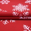 Christmas Tablecloth Rectangle, Christmas Snowflake Decoration Table Cloth Modern Waterproof Wrinkle-Free Washable Table Cover for Dining - 3 of 4