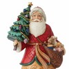 Jim Shore 8.0 Inch Sharing Merriment And Cheer Santa Tree Toy Bag Santa Figurines - 3 of 3
