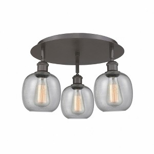 Belfast - 3 Light Flush Mount In Industrial Style-9.5 Inches Tall and 17.75 Inches Wide - 1 of 1